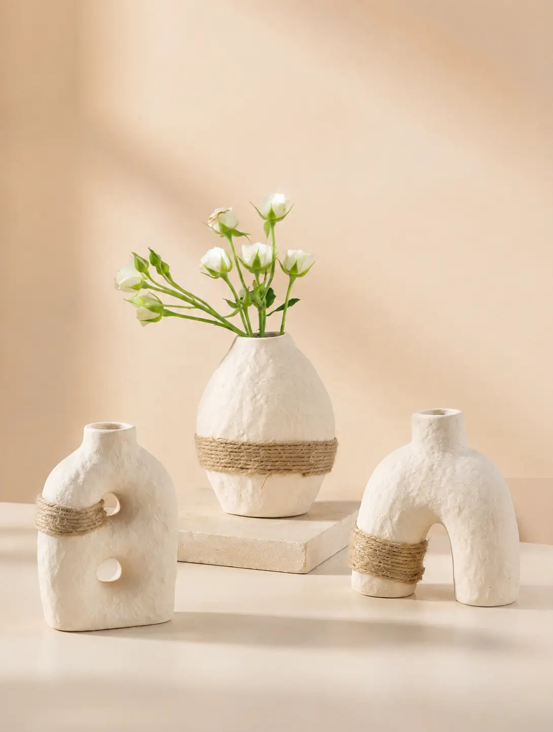 Handcrafted Earth-Glaze Ceramic Vase | Minimalist Small Bud Vase for Shelf & Table Decor