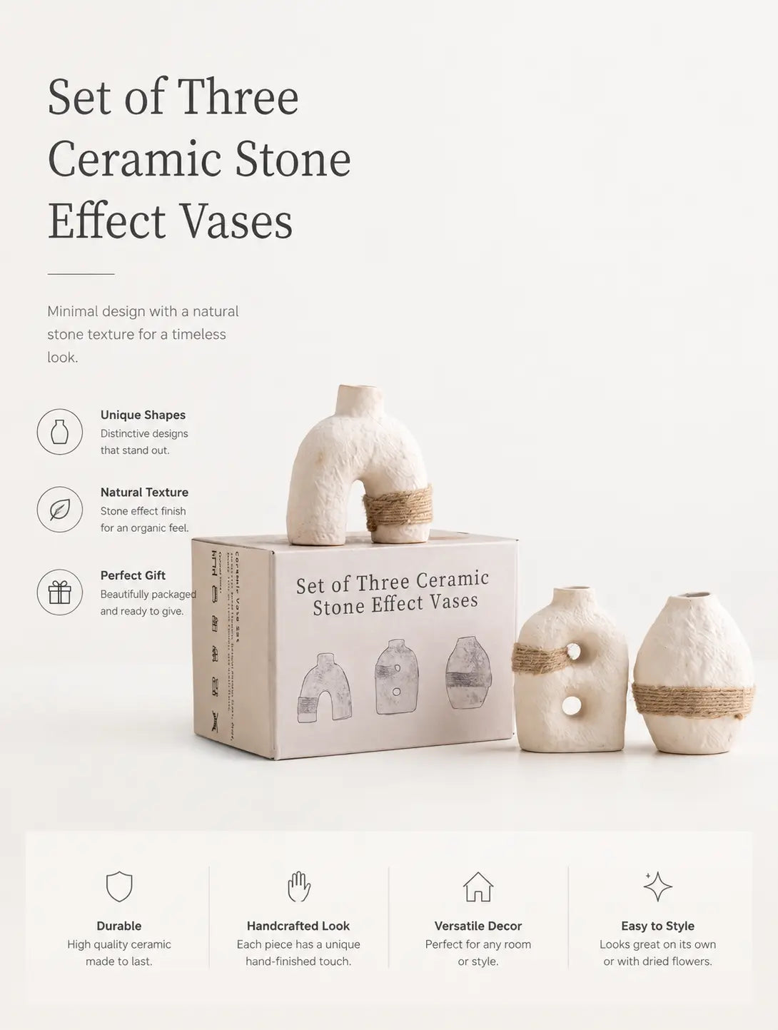 Handcrafted Earth-Glaze Ceramic Vase | Minimalist Small Bud Vase for Shelf & Table Decor