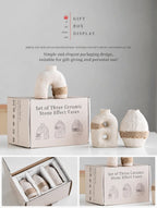 Handcrafted Earth-Glaze Ceramic Vase | Minimalist Small Bud Vase for Shelf & Table Decor