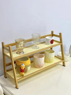2-3 Layers Cup Holder Stand Tabletop Cup Storage Rack Tea Cup Coffee Cup Water Cup Organizer Entrance Placement Home Goods