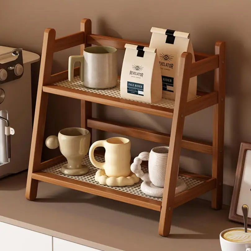 2-3 Layers Cup Holder Stand Tabletop Cup Storage Rack Tea Cup Coffee Cup Water Cup Organizer Entrance Placement Home Goods