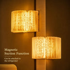 Folding Book Lamp — Magnetic LED Night Light, Portable Wooden Reading Lamp