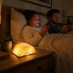 Folding Book Lamp — Magnetic LED Night Light, Portable Wooden Reading Lamp