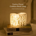 Folding Book Lamp — Magnetic LED Night Light, Portable Wooden Reading Lamp